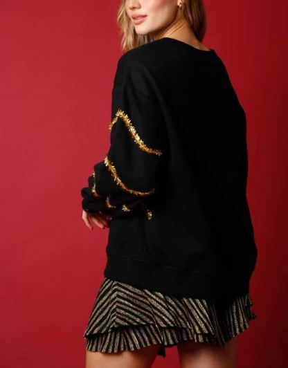 Women's Merry Christmas Tree Sequined Sweatshirt(Buy 2 Free Shipping)