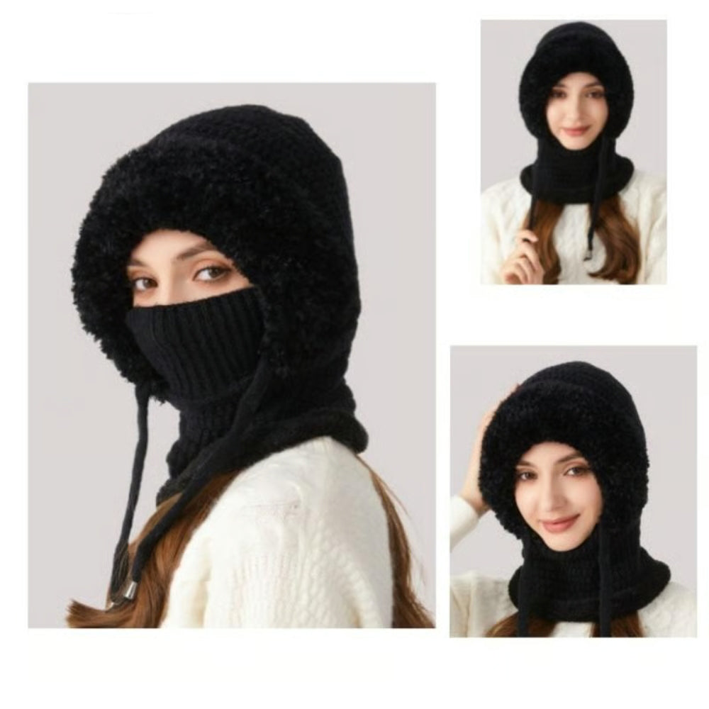 3 in 1 Beanie Hat For Women