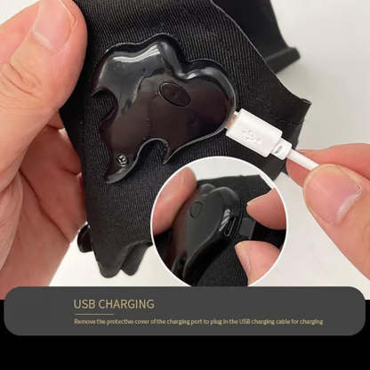 Hands-Free LED Half Finger Gloves - LED Flashlight Waterproof Gloves
