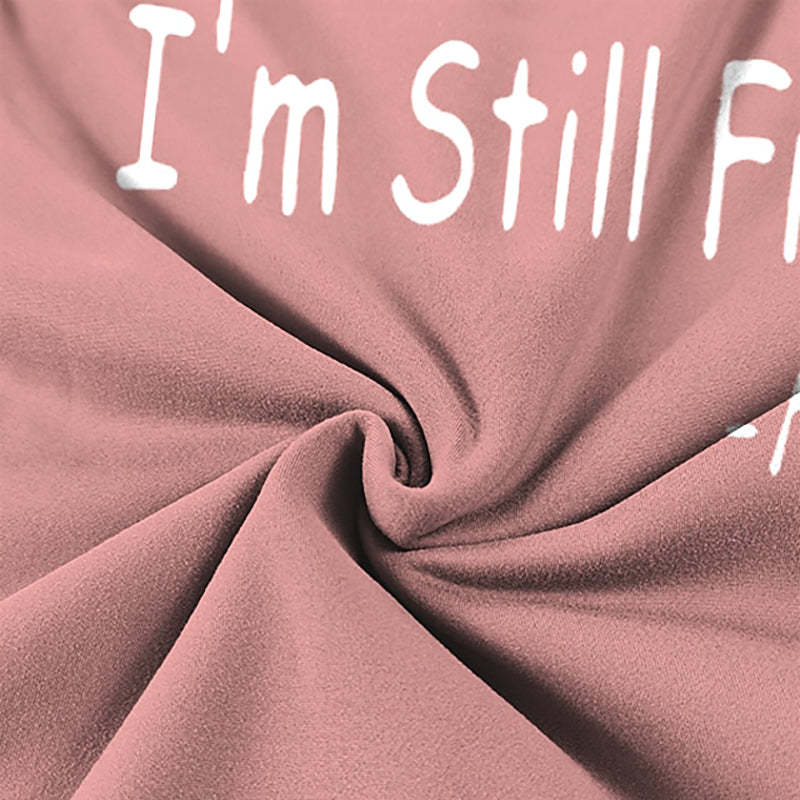 Women's Sweatshirt Pullover Fleece Teddy Fuzzy Black Yellow Pink Letter Street Casual Round Neck Long Sleeve Top Micro-elastic Fall & Winter