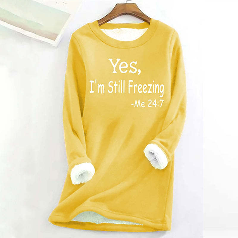 Women's Sweatshirt Pullover Fleece Teddy Fuzzy Black Yellow Pink Lette