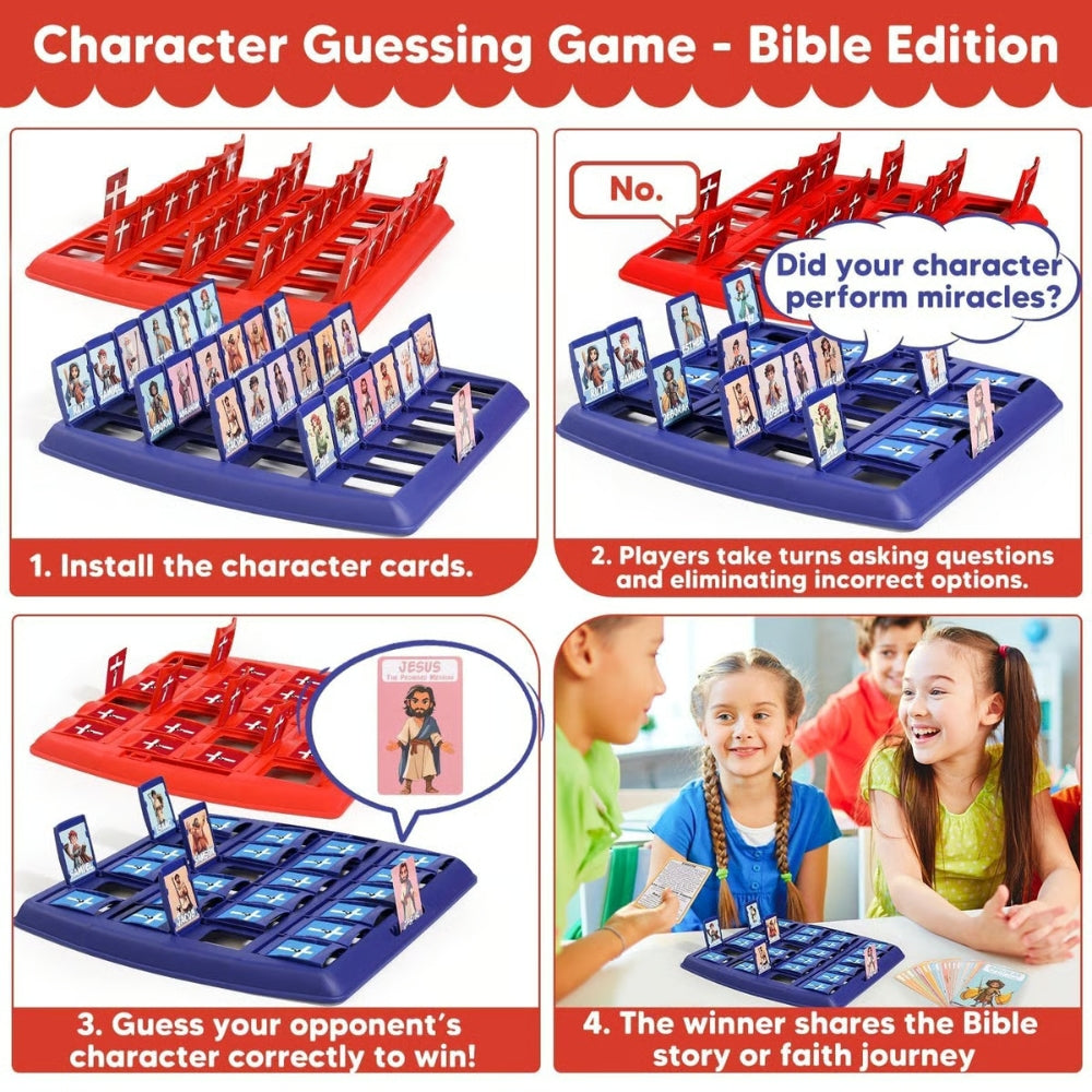 Guess Bible Who I Am Board Games for Kids