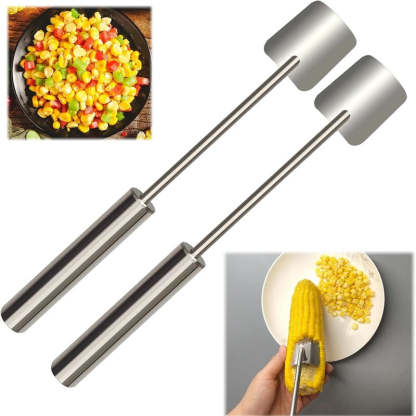 Long Handle Stainless Steel Corn Stripping Tool