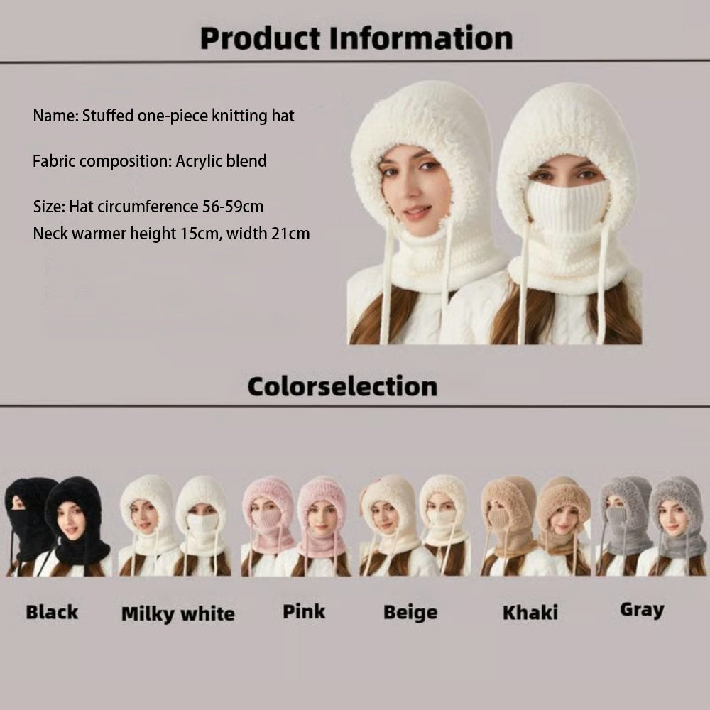 3 in 1 Beanie Hat For Women