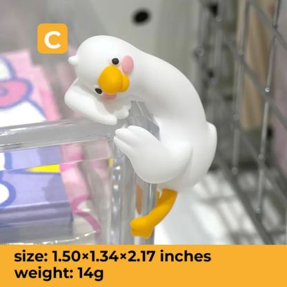 Mini Duck Desk Ornaments - So Tired Lazy Duck