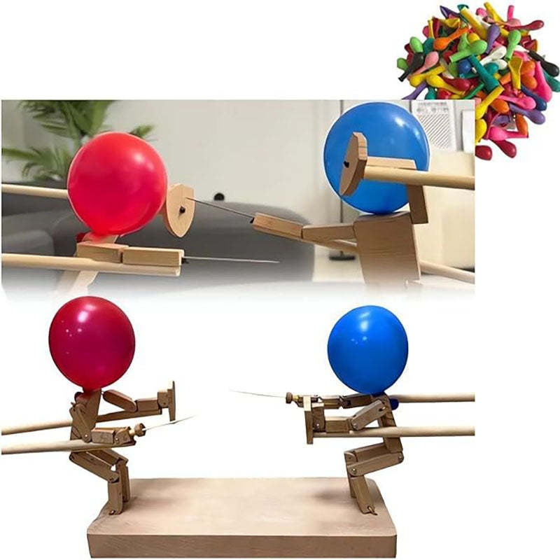 Wooden Fencing Puppets