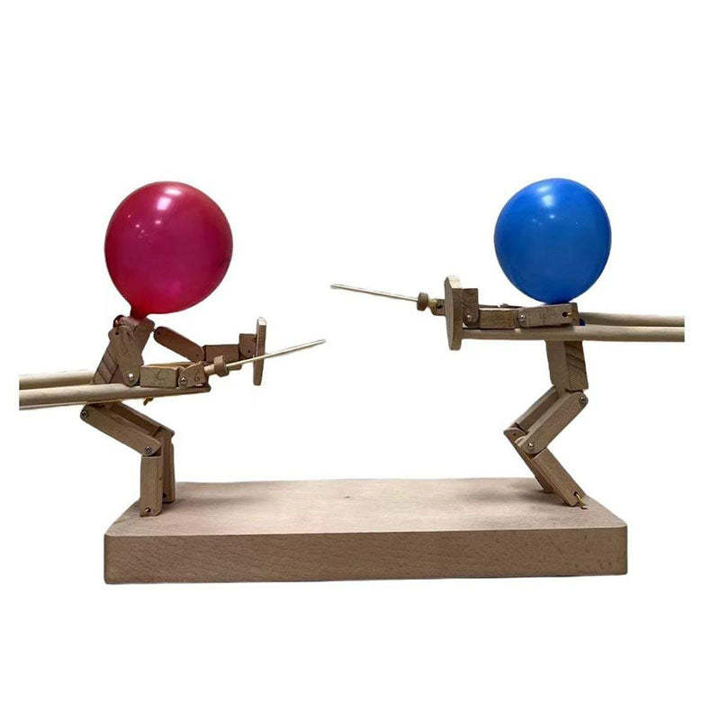 Wooden Fencing Puppets