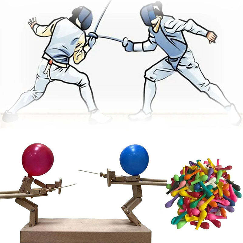 Wooden Fencing Puppets