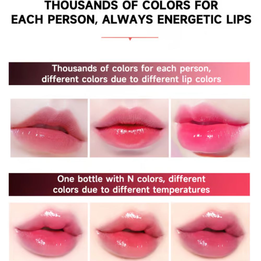 💋 Experience Luxurious Lips ✨Transferproof Color-Changing Lipstick💄CrystalClear Color Alchemy 💋 Auto-Tints on Contact!