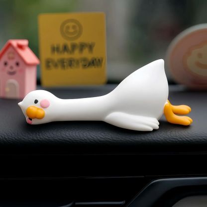 Mini Duck Desk Ornaments - So Tired Lazy Duck