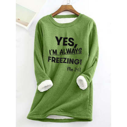 Women's Sweatshirt Pullover Fleece Teddy Fuzzy Letter Casual Long Sleeve Top