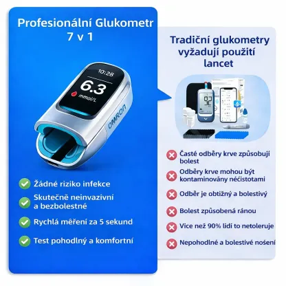 Omron™ - Neinvazivní inteligentní monitorování hladiny glukózy v krvi