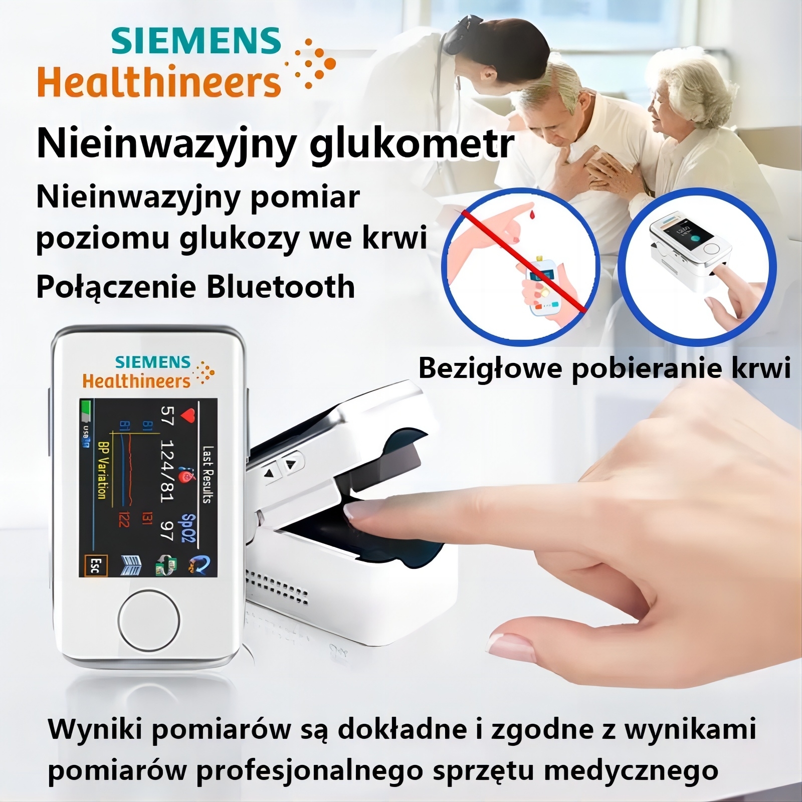 Neinvazivní glukometr Siemens