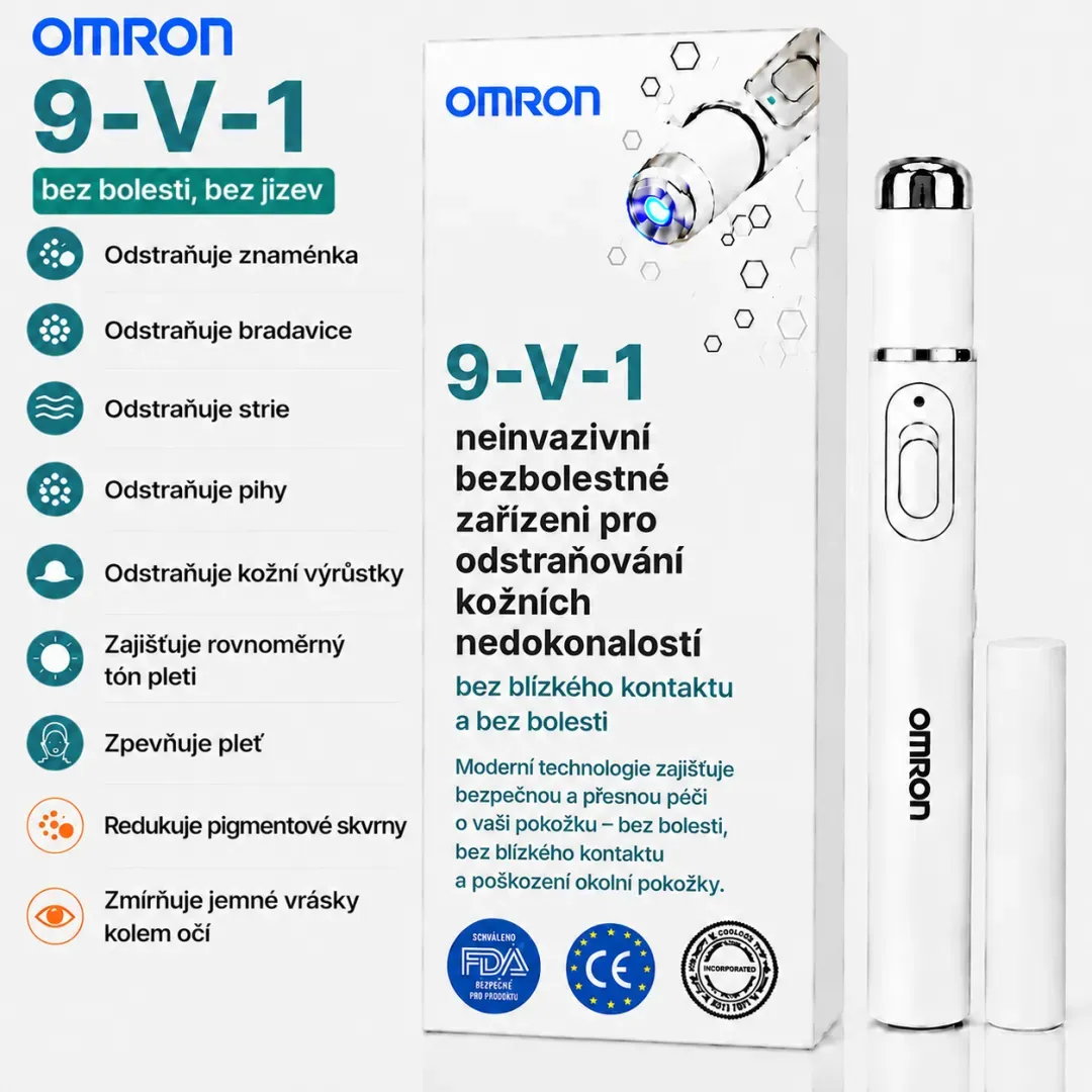 Multifunkční pero na odstraňování znamének po celém těle Omron™ – nejnovější model 2026, bezbolestné a neinvazivní řešení pro péči o pokožku. Umožňuje rychlé odstranění znamének z pohodlí vašeho domova, a to zcela bez jizev. Vyrobeno v USA.