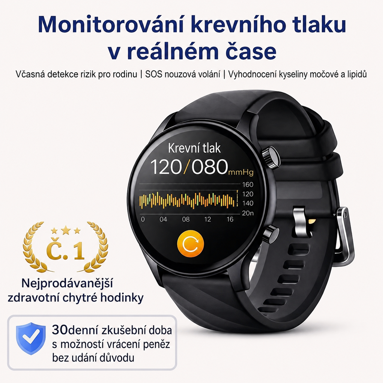 Chytré hodinky Casio pro monitorování zdraví s umělou inteligencí ⌚️ Nová aktualizace pro rok 2026! Inteligentní měření pomocí EKG + fotopletysmografie – sledování hladiny glukózy v krvi, krevního tlaku a úrovně kyslíku v krvi pomocí