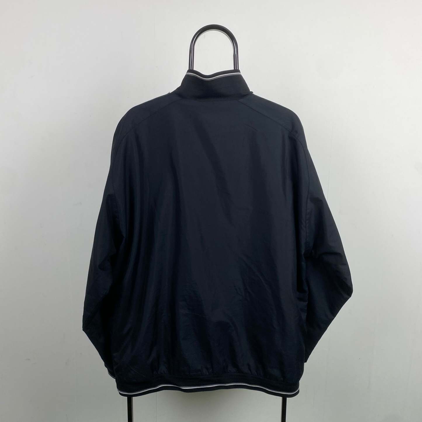 00s Reversible Fleece Coat Jacket Black