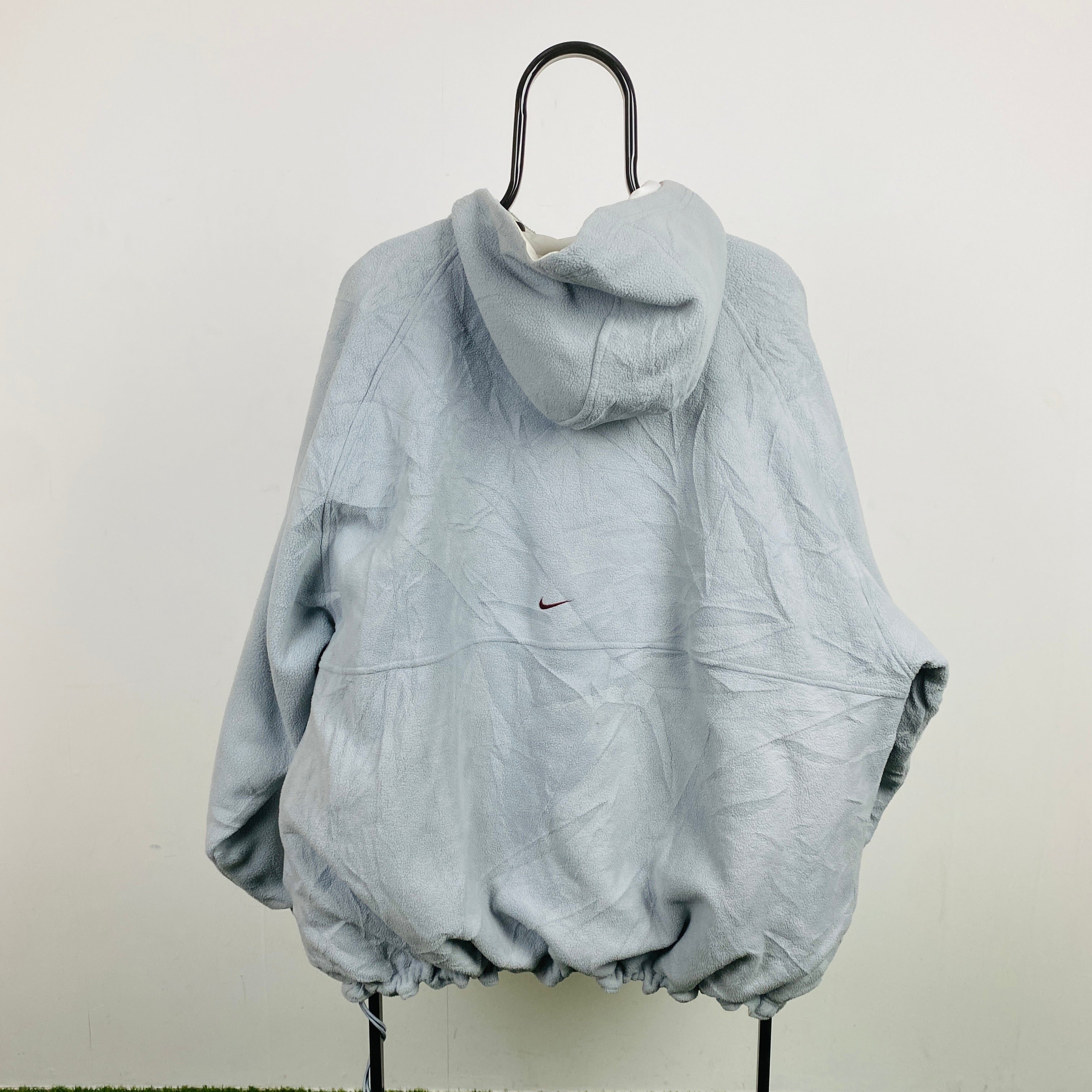 90s Reversible Sidewinder Fleece Coat Jacket Blue White