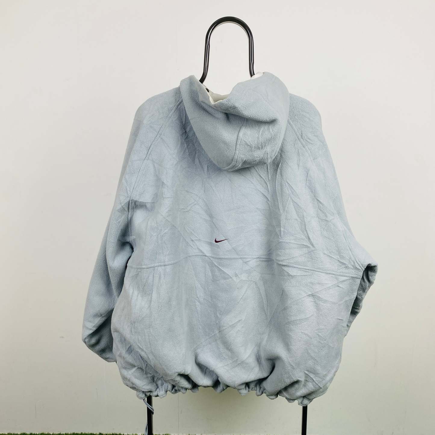 90s Reversible Sidewinder Fleece Coat Jacket Blue White