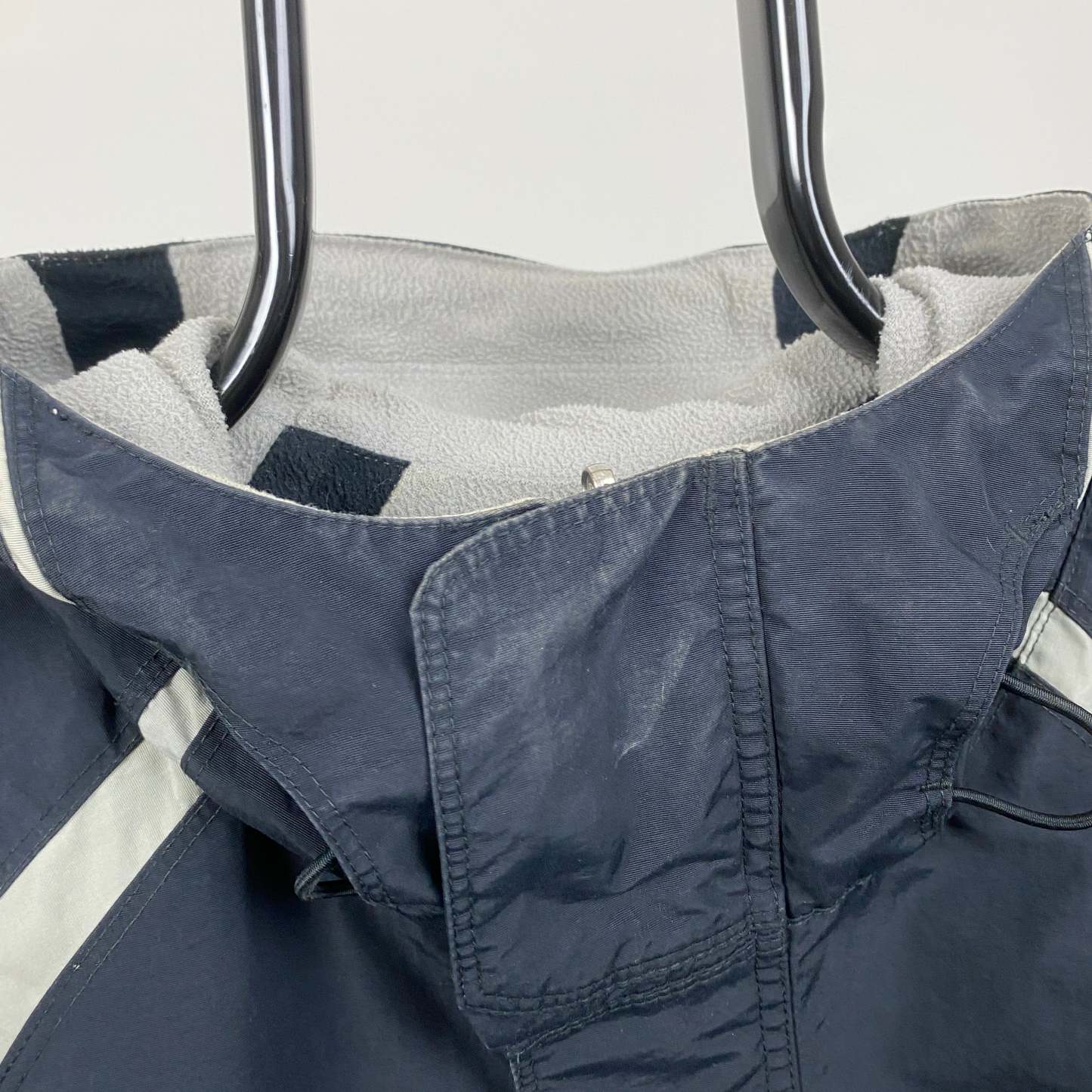 00s Reversible Fleece Coat Jacket Blue