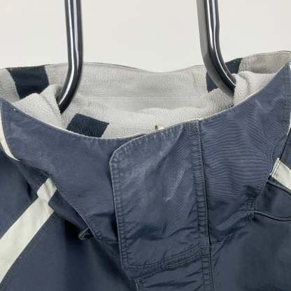 00s Reversible Fleece Coat Jacket Blue