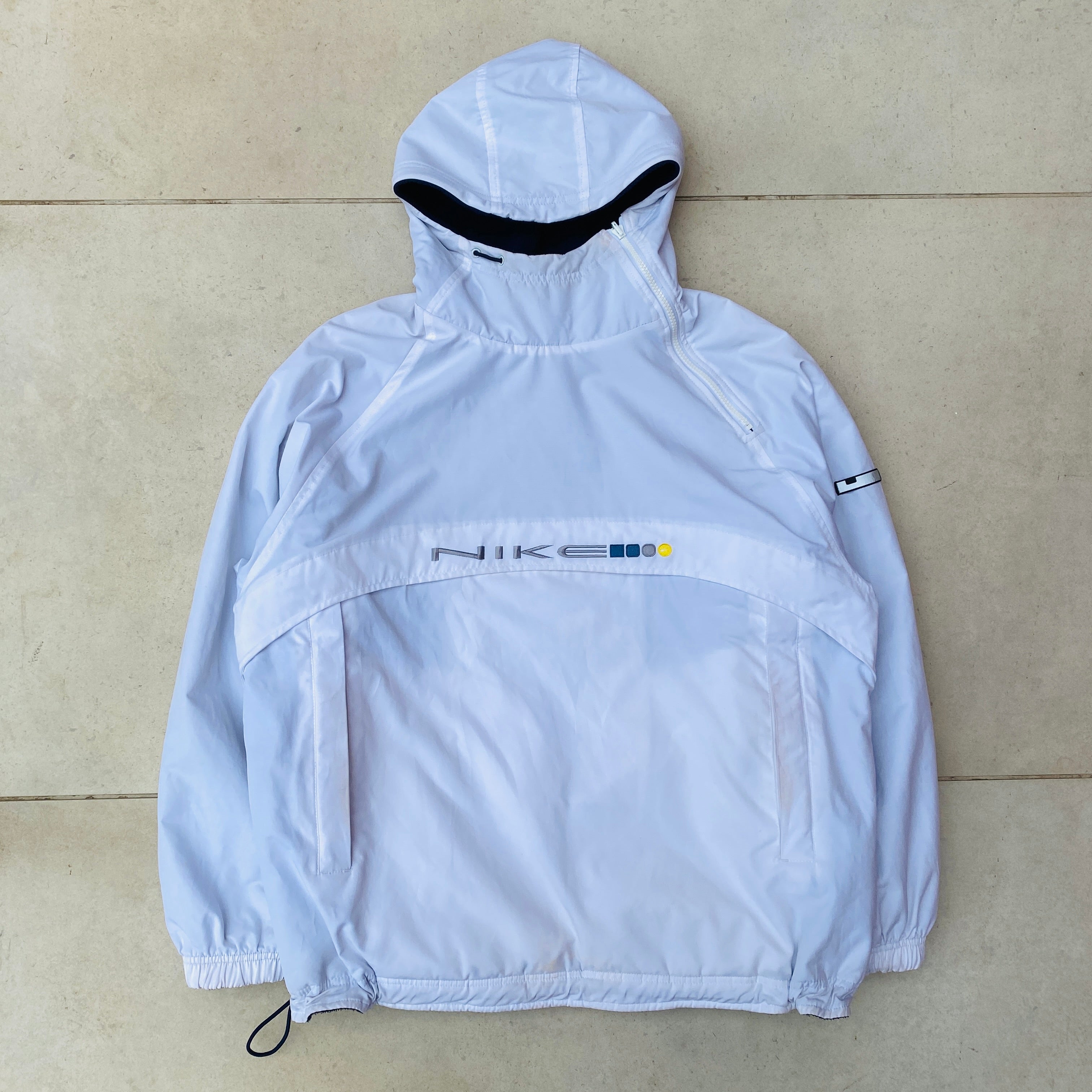 90s Nike Reversible Sidewinder Fleece Jacket Blue White 