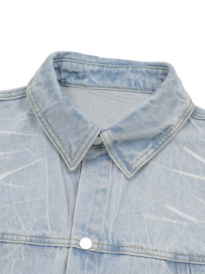 Short Sleeve Shirt & Shorts Denim Set