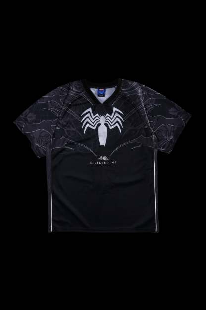 Venom Webs Classic Soccer Jersey in Black