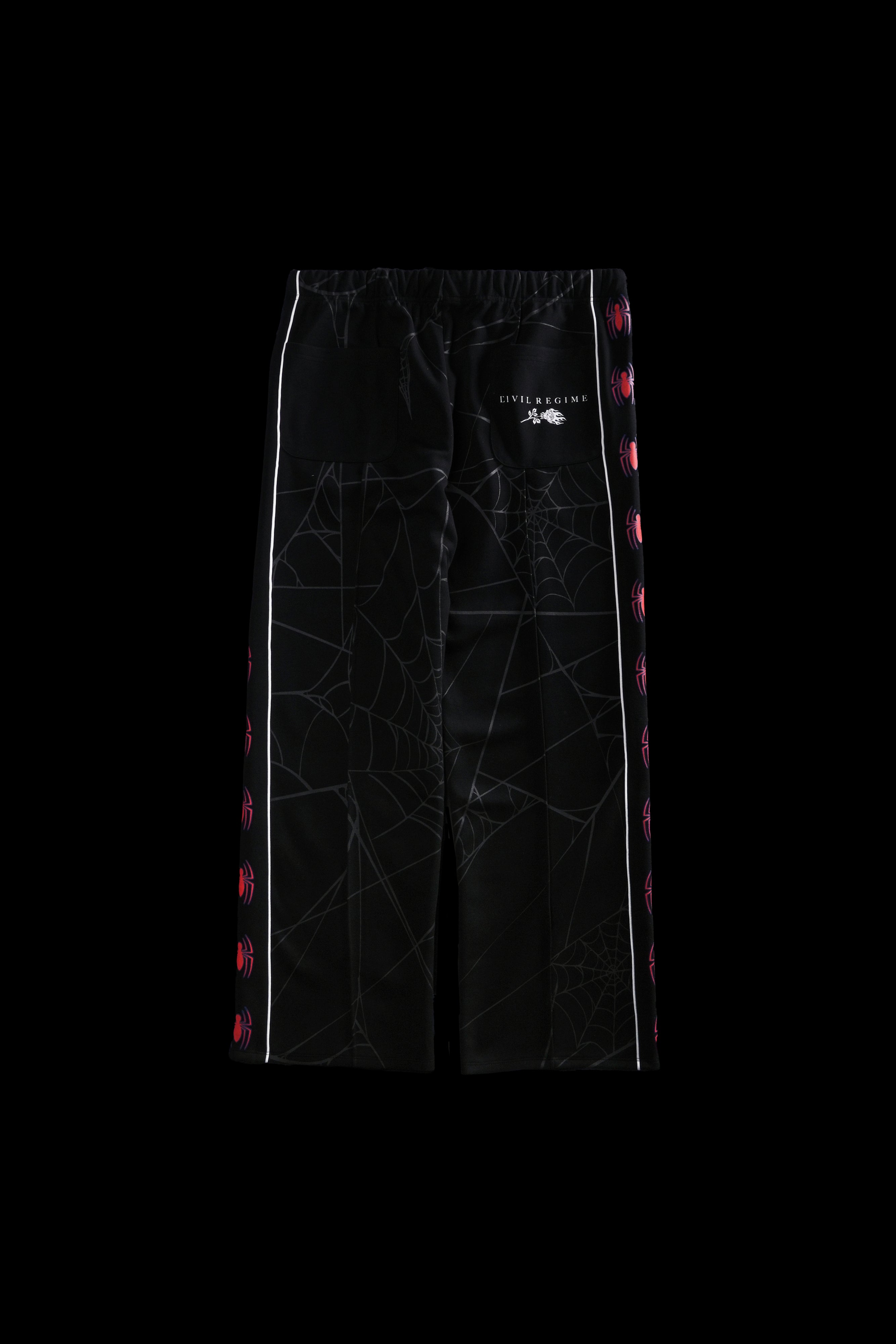 Spider Chaos Track Pants in Black