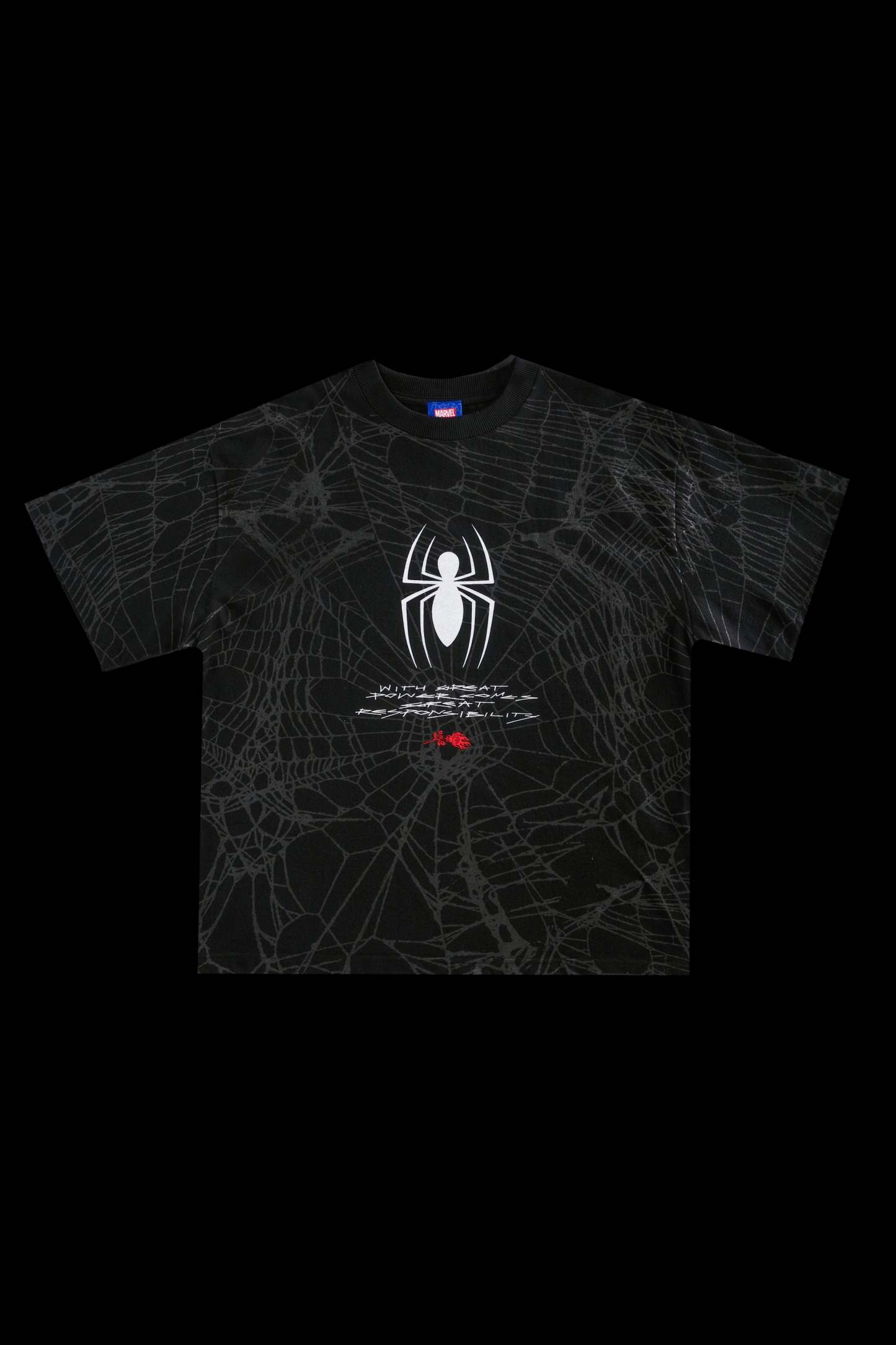 Concrete Chaos 199X Oversized Tee in Black