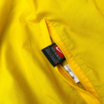 90s Brazil Reversible Windbreaker Jacket Yellow Blue