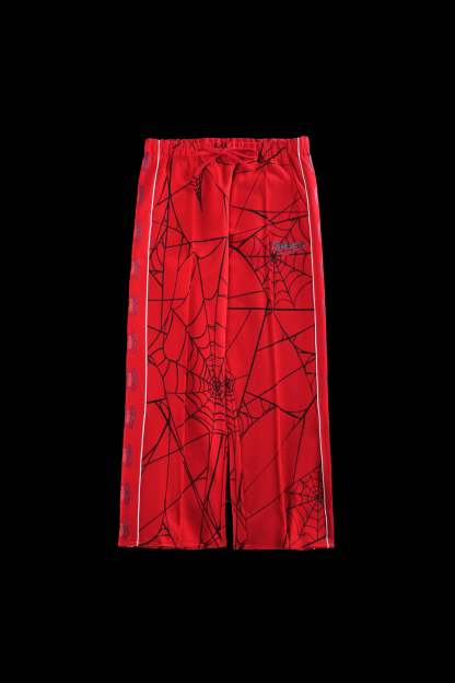 Spider Chaos Track Pants in E-Red