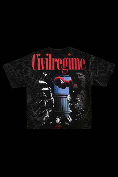 Concrete Chaos 199X Oversized Tee in Black