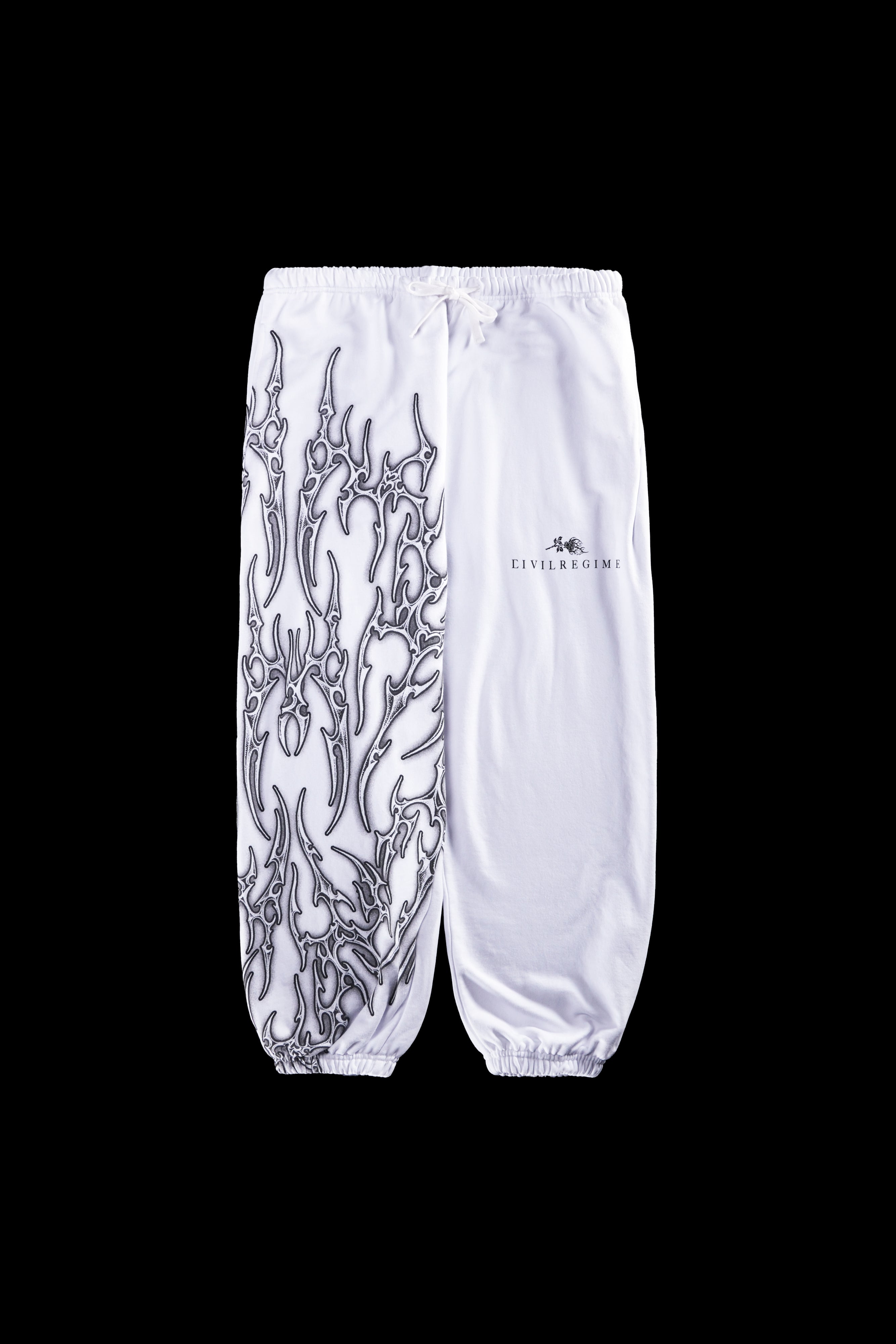 Nightfall Lounger Sweat Pants in White