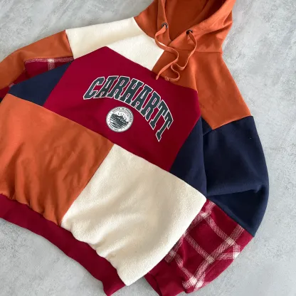 'PATCHWORK' HOODIE (XL)