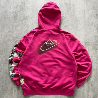 'FLOWERS & BONES' HOODIE (L)