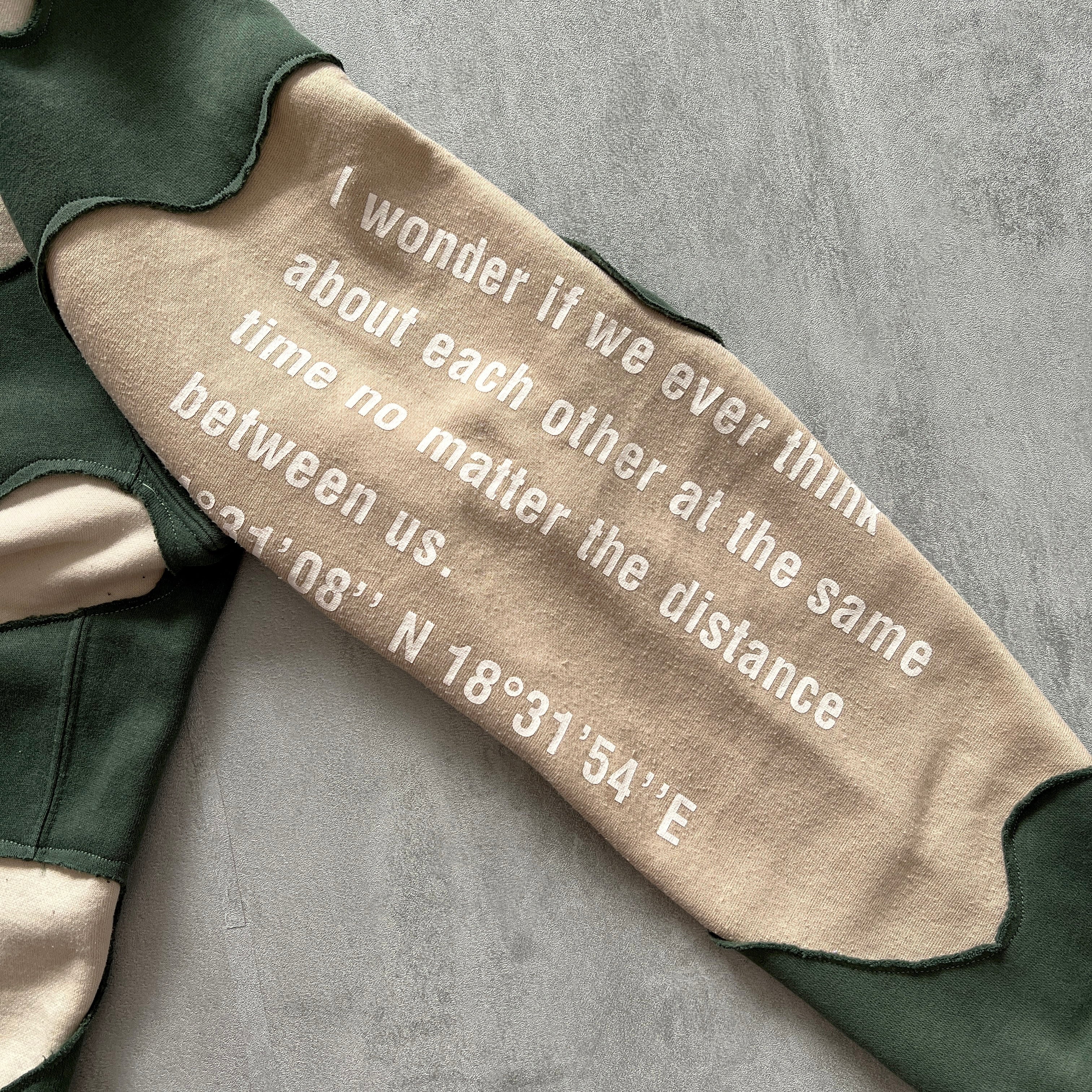 'NO MATTER THE DISTANCE' HOODIE (M)