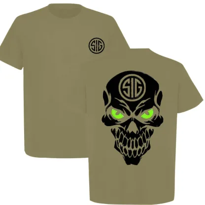 Sig Sauer Skull Printed Men's T-Shirt