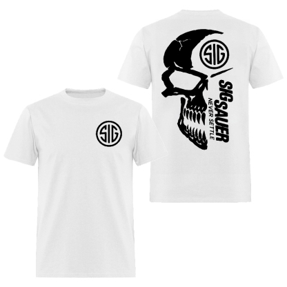 Sig Sauer Never Settle Printed Men's T-shirt