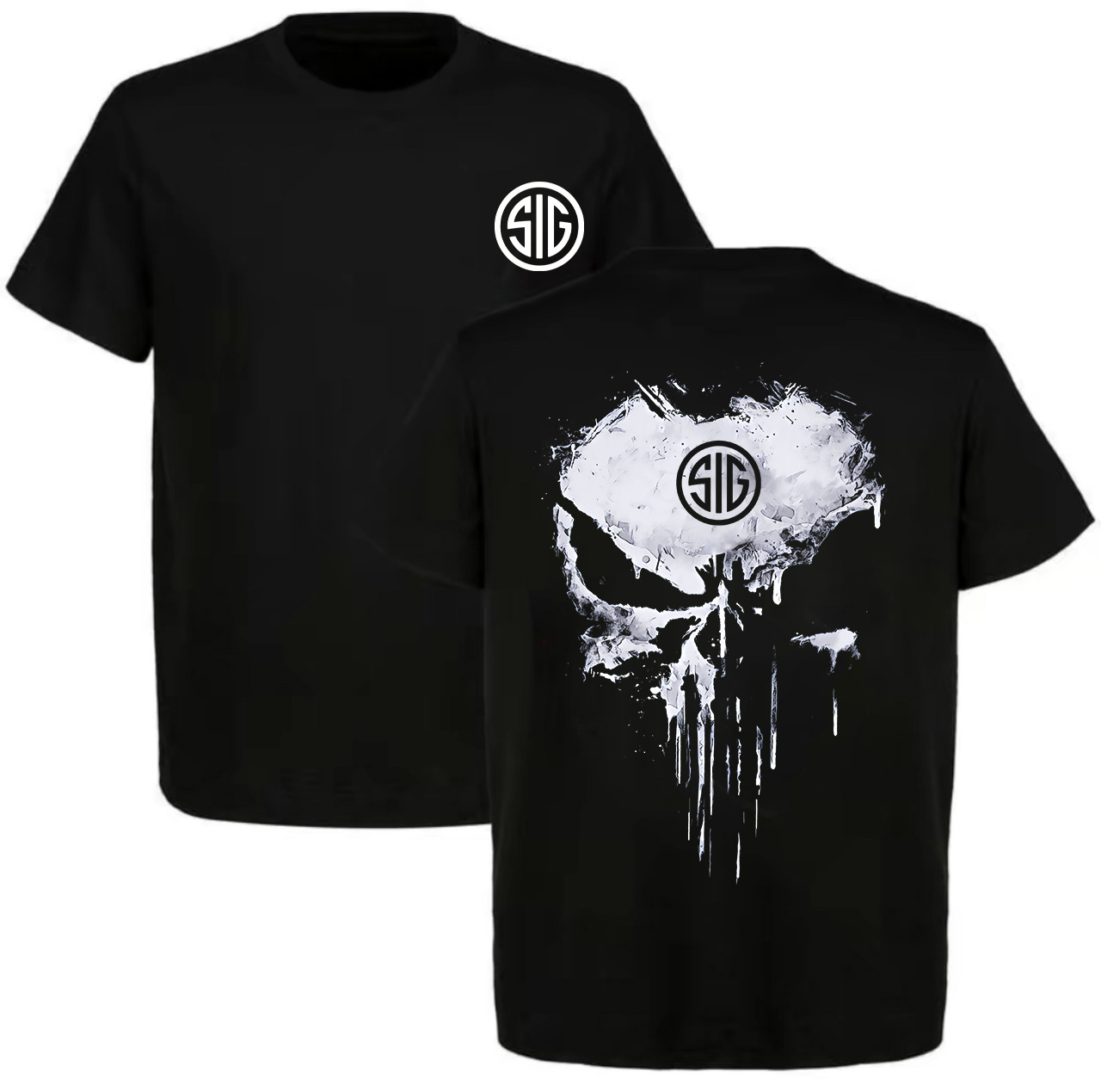 Sig Sauer Skull Printed Men's T-shirt