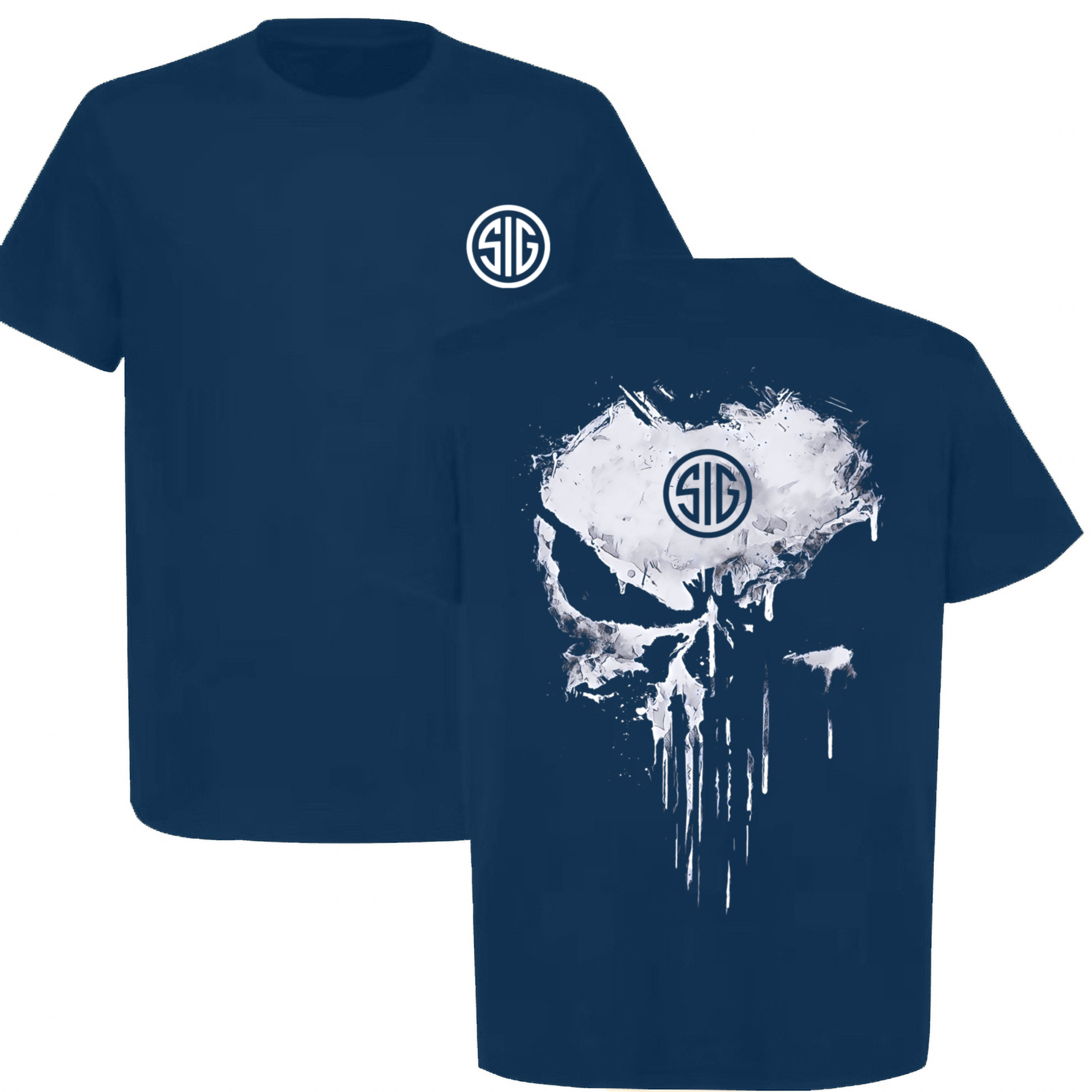 Sig Sauer Skull Printed Men's T-shirt
