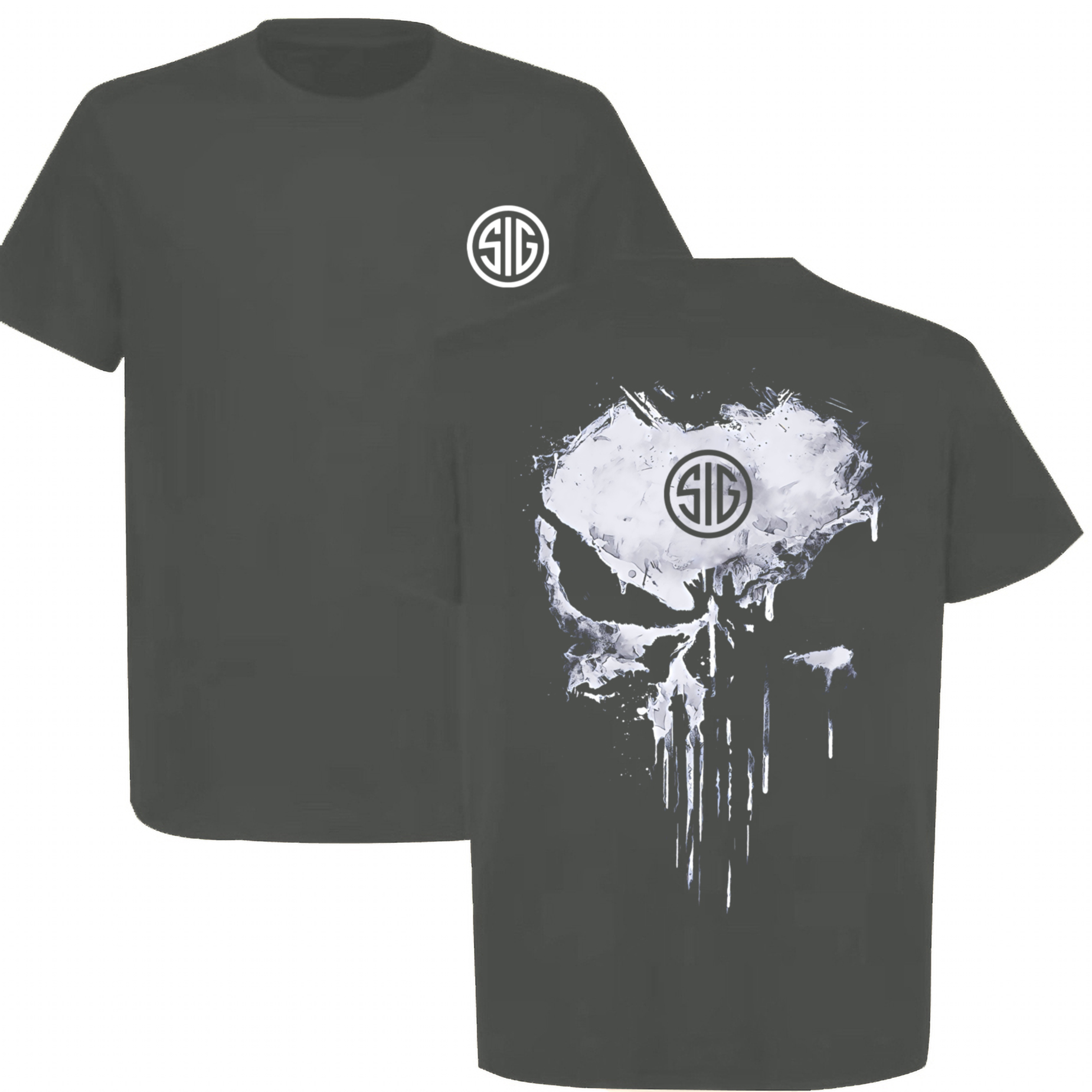 Sig Sauer Skull Printed Men's T-shirt