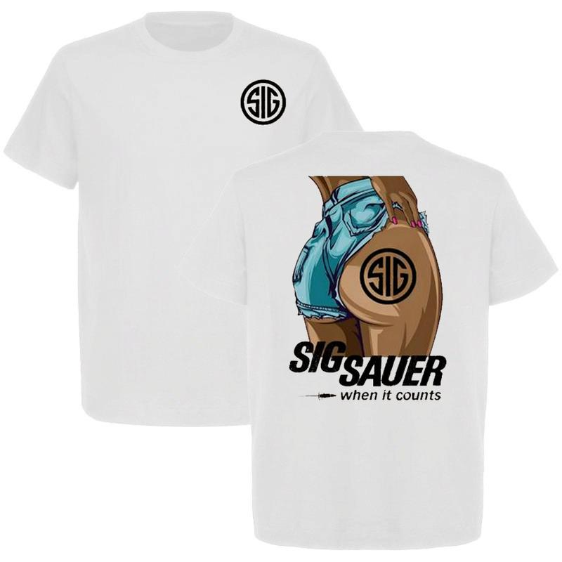 When It Counts Sig Sauer Printed Men's T-Shirt