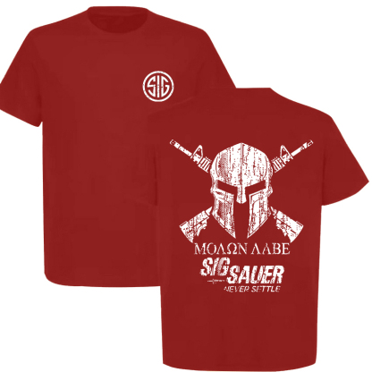 Sig Sauer Never Settle Printed Men's T-Shirt