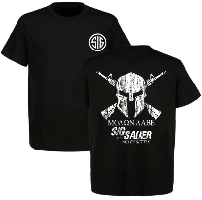 Sig Sauer Never Settle Printed Men's T-Shirt