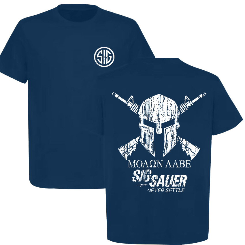 Sig Sauer Never Settle Printed Men's T-Shirt