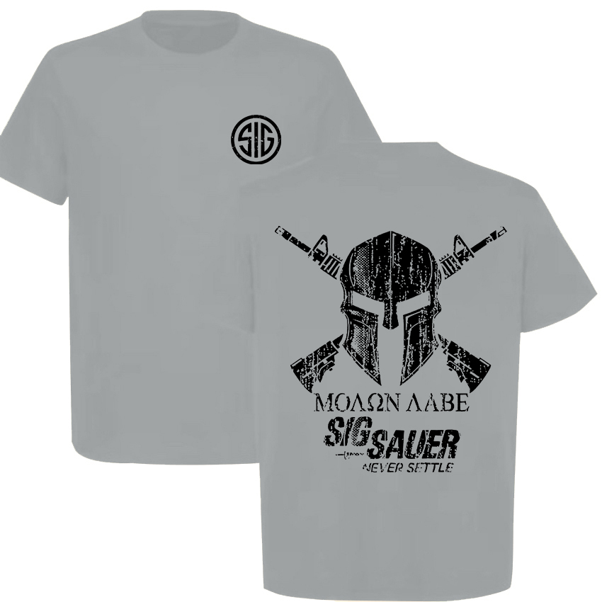 Sig Sauer Never Settle Printed Men's T-Shirt