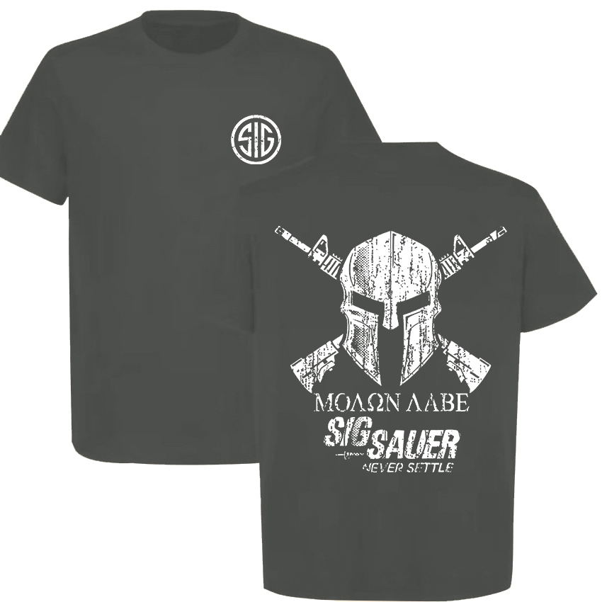 Sig Sauer Never Settle Printed Men's T-Shirt