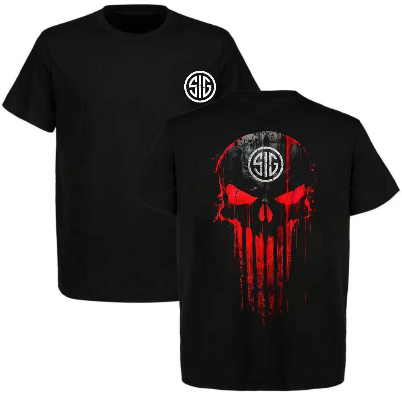 Sig Sauer Skull Printed Men's T-Shirt