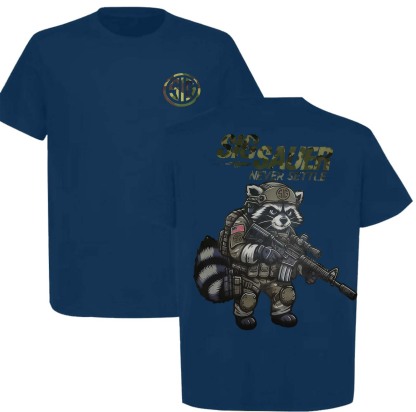 Sig Sauer - Never Settle Printed Men's T-shirt