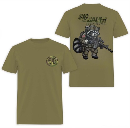 Sig Sauer - Never Settle Printed Men's T-shirt